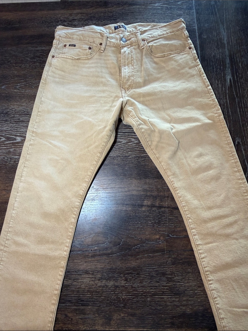 Men's Slim Fit Beige Jeans Polo Ralph Lauren